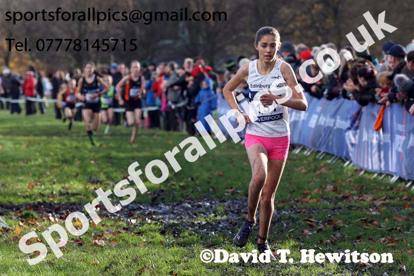 Girls under-13s 2017 British Athletics Liverpool Cross Challenge, Sefton Park, Liverpool. Photo:  David T. Hewitson/Sports for All Pics